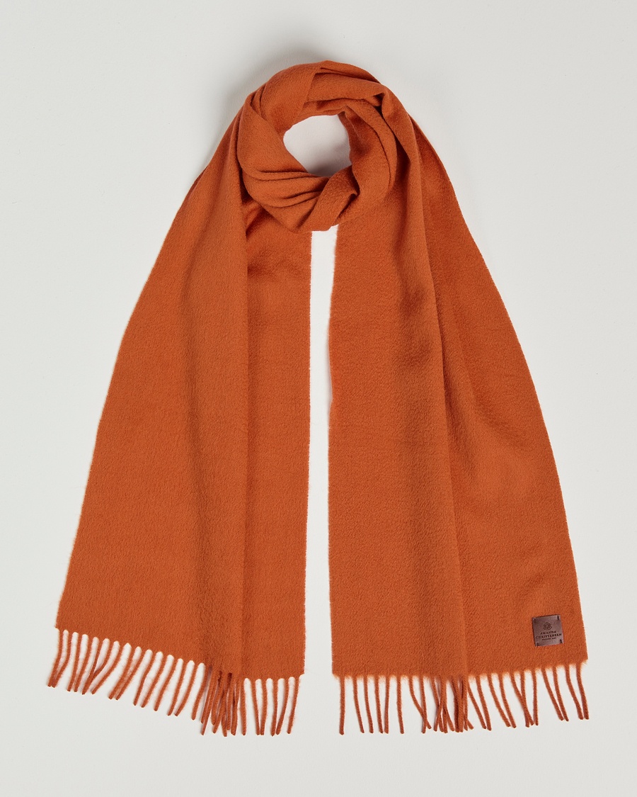 Herre | Amanda Christensen | Amanda Christensen Merino Wool Scarf Orange