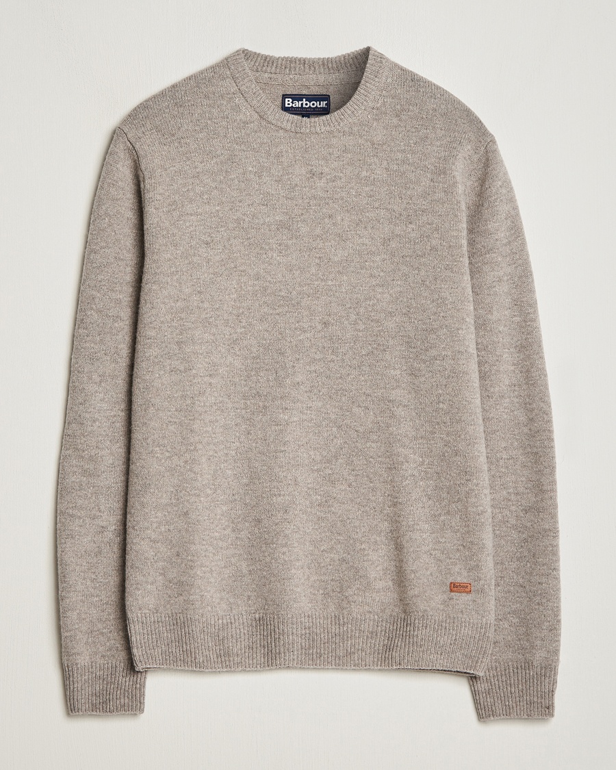 Herre | Barbour Lifestyle | Barbour Lifestyle Patch Crew Stone