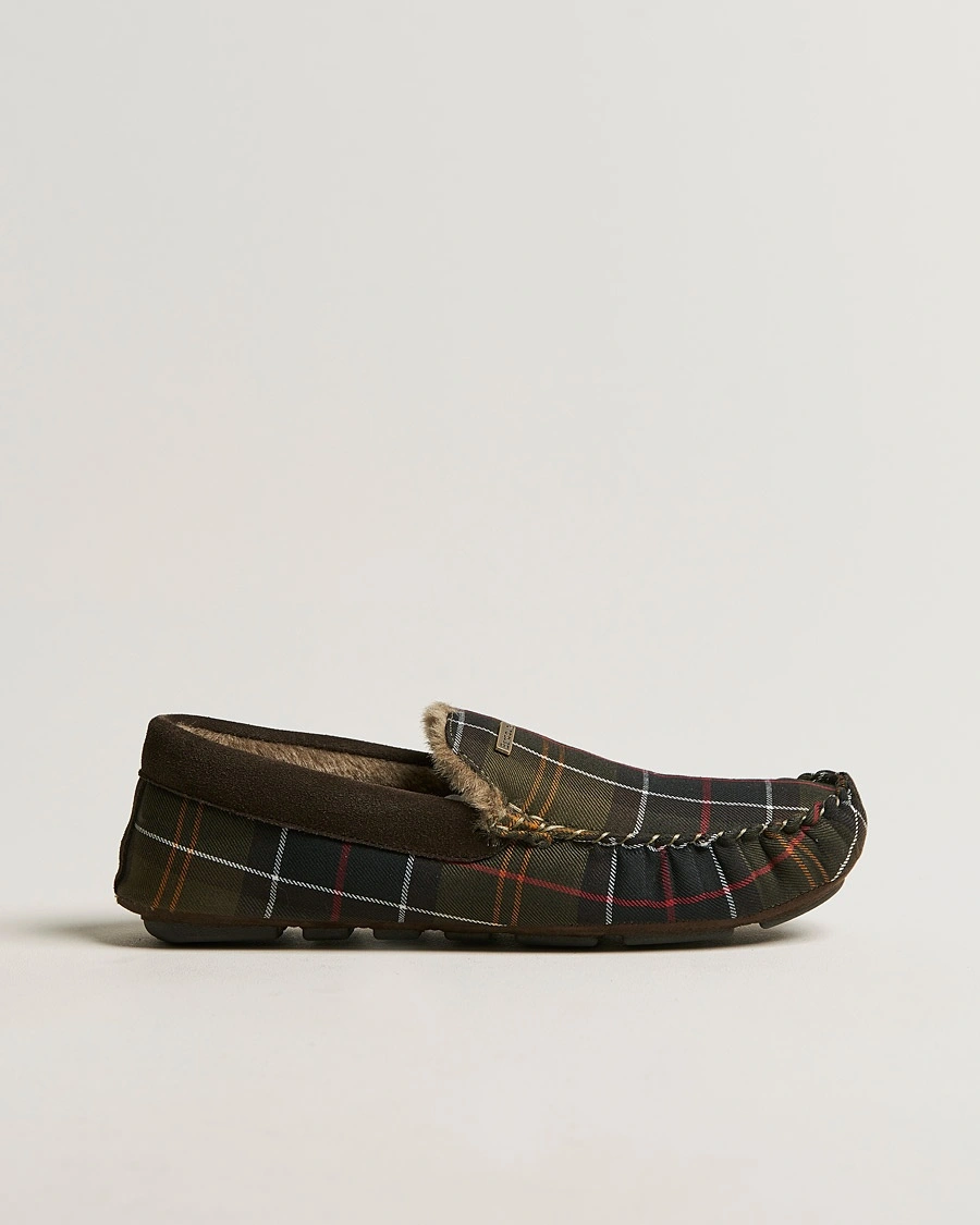 Herre | Barbour Lifestyle | Barbour Lifestyle Monty Indoor Car Shoe Classic Tartan