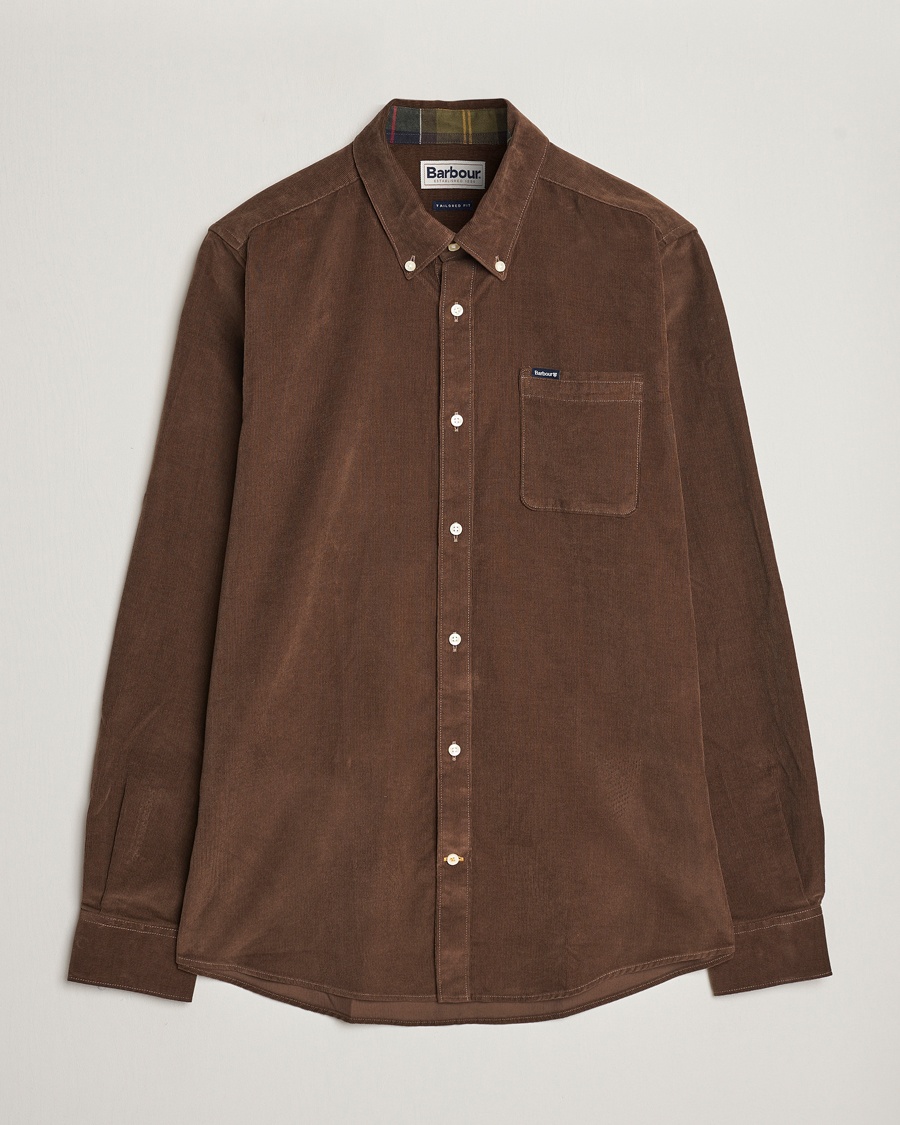 Barbour Lifestyle Ramsey Corduroy Shirt Brown – Brun