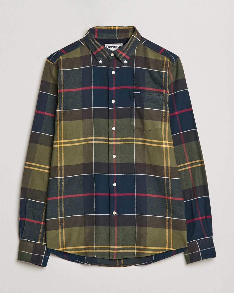 Barbour Lifestyle Ederton Flannel Check Shirt Classic Tartan – Grønn
