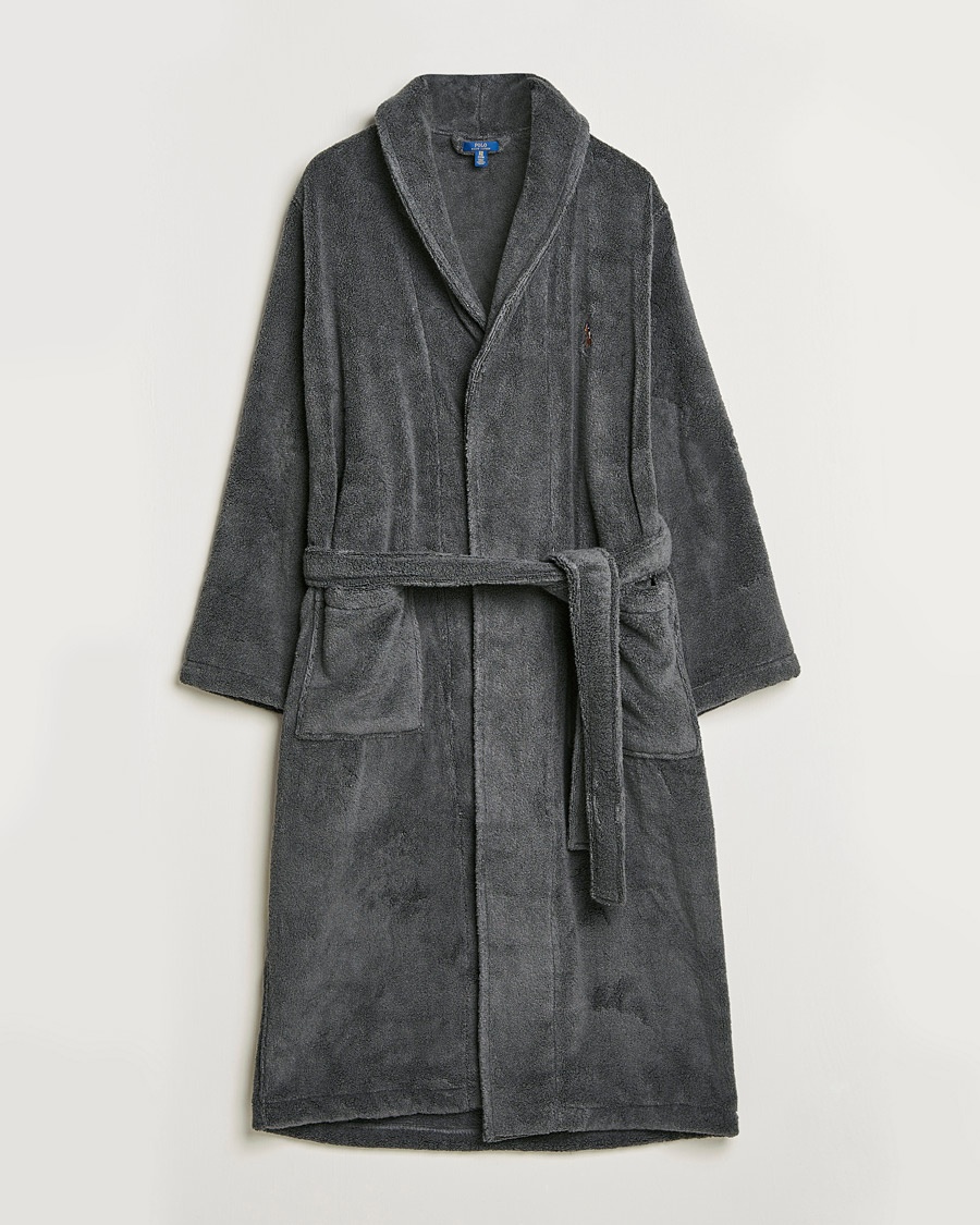 Herre | Polo Ralph Lauren | Polo Ralph Lauren Cotton Terry Robe Dark Slate