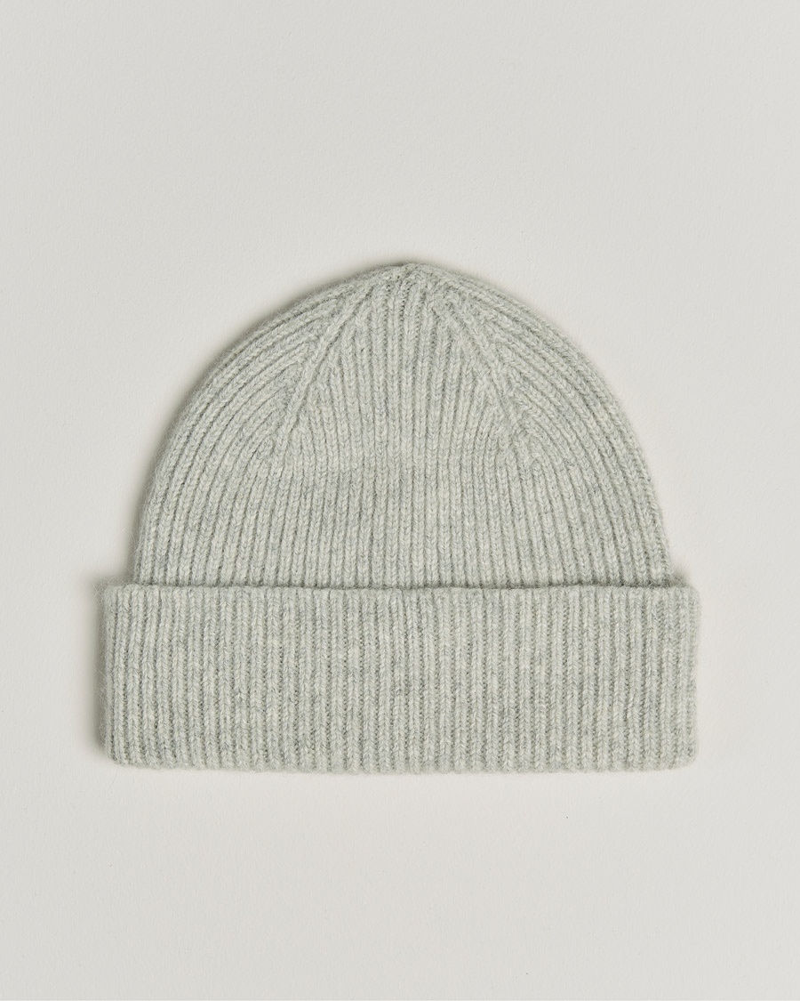 Herre | Le Bonnet | Le Bonnet Lambswool/Caregora Beanie Silver