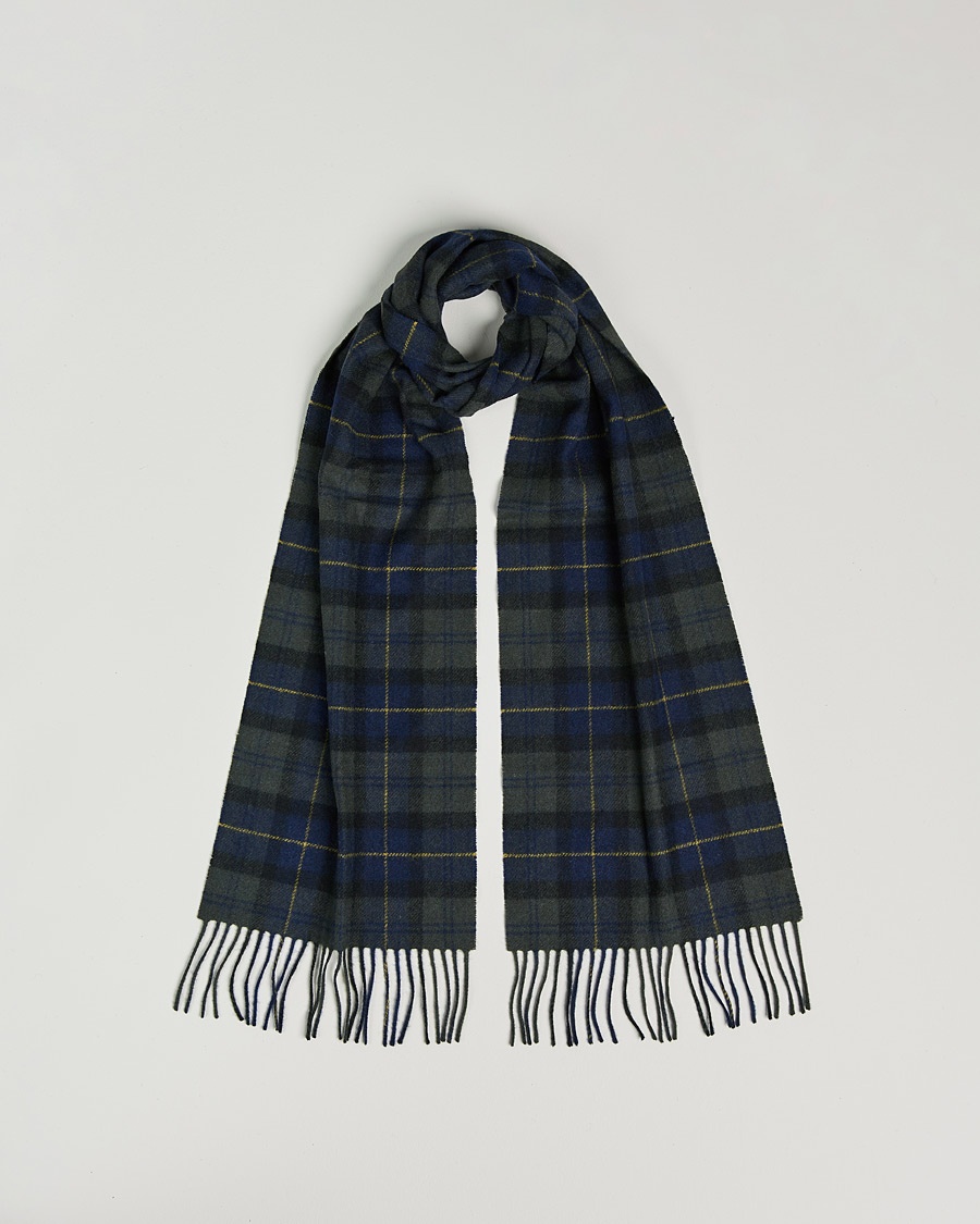 Herre | Barbour Lifestyle | Barbour Lifestyle Tartan Lambswool Scarf Olive Night Tartan