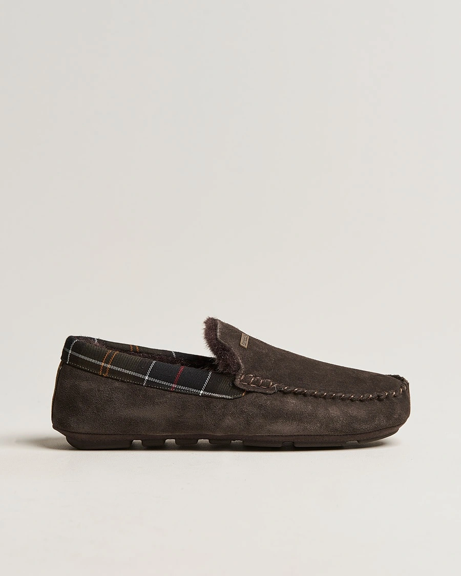 Herre | Barbour Lifestyle | Barbour Lifestyle Monty Indoor Car Shoe Brown Suede