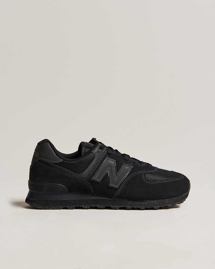 Herre | New Balance | New Balance 574 Sneakers Full Black