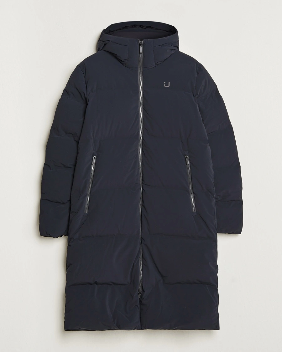 UBR Tycoon Padded Long Coat Black – Svart