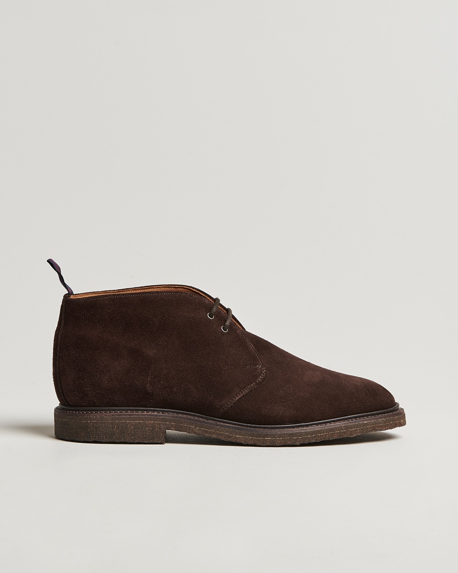 Sanders Harry Suede Chukka Boot Mocha Reverse – Brun