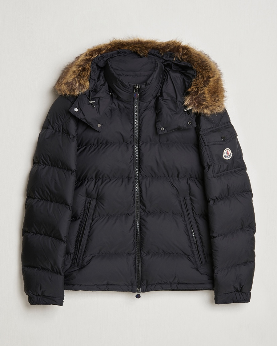 Herre | Moncler | Moncler Maya Faux Fur Jacket Black