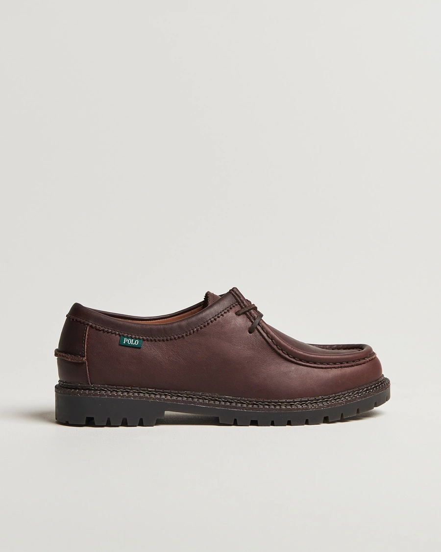 Herre | Polo Ralph Lauren | Polo Ralph Lauren Apron Classic Casual Derby Dark Brown Calf