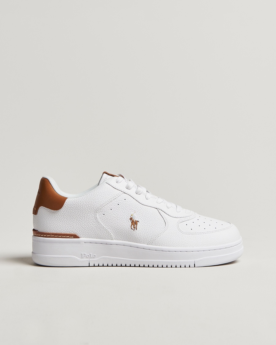 Herre | Polo Ralph Lauren | Polo Ralph Lauren Masters Court Sneakers Tan