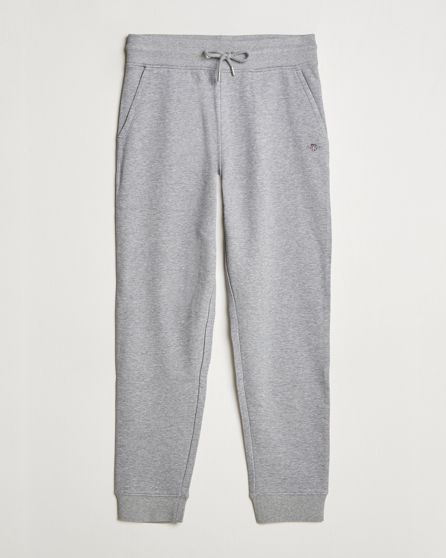 Herre | GANT | GANT Original Sweatpant Grey Melange