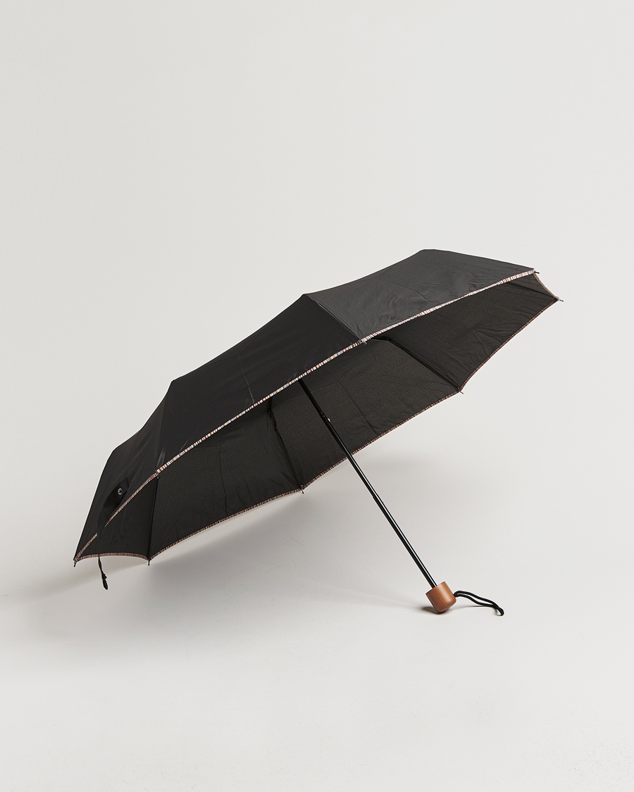 Herre | Paul Smith | Paul Smith Telescopic Umbrella Black