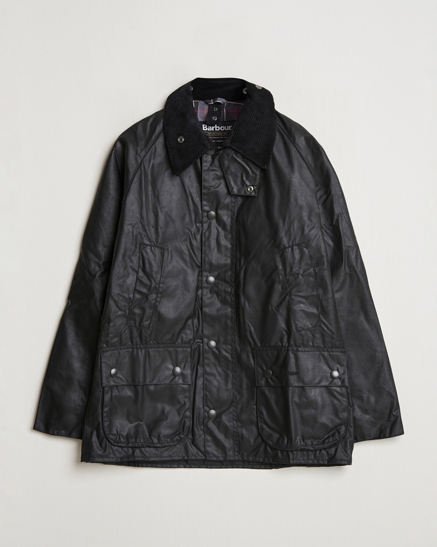 Herre | Barbour Lifestyle | Barbour Lifestyle Bedale Wax Jacket Black