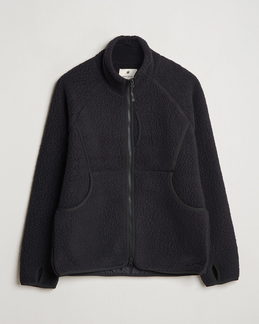 Herre | Snow Peak | Snow Peak Thermal Boa Fleece Jacket Black