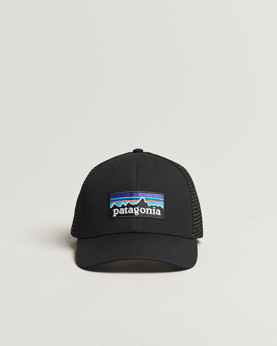 Herre | Patagonia | Patagonia P-6 Logo LoPro Trucker Hat Black