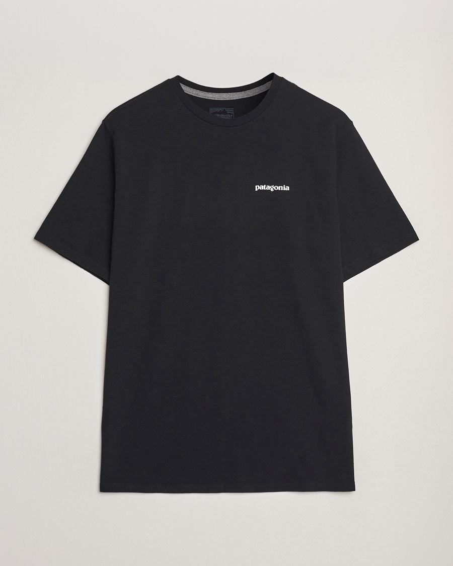 Herre | Patagonia | Patagonia P-6 Logo T-Shirt Black