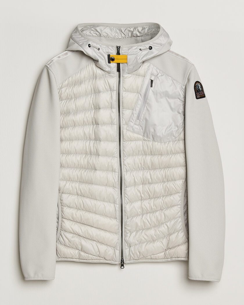 Parajumpers Nolan Mesh Hooded Hybrid Ghiaccio – Grå