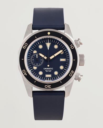 Herre | UNIMATIC | UNIMATIC U3 Heritage Chronograph Diver Blue