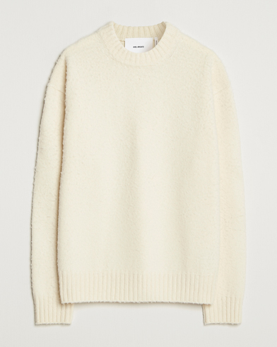 Herre | Axel Arigato | Axel Arigato Miles Bouclé Knitted Sweater Off White