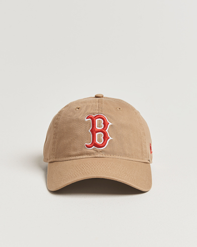 Herre | New Era | New Era 9Twenty Washed Cotton Cap Beige Boston Red Sox