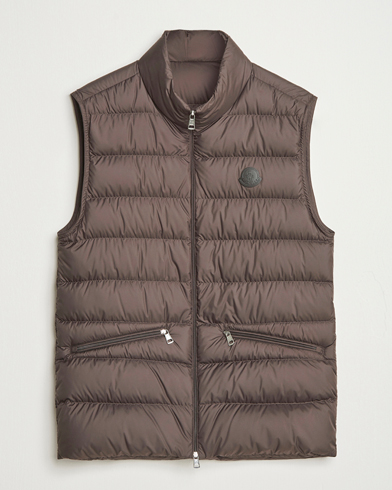 Herre | Moncler | Moncler Treompan Down Vest Brown