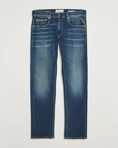 Replay Grover Hyperflex Dust Jeans Medium Blue – Blå