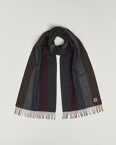 Herre | Amanda Christensen | Amanda Christensen Merino Wool Herringbone Striped Scarf Multi