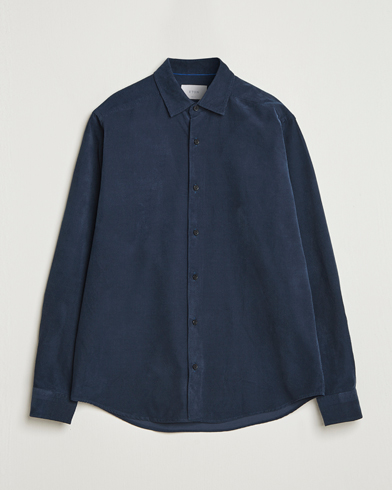 Eton Casual Fit Corduroy Shirt Navy – Blå