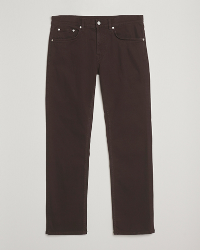 Herre | GANT | GANT Regular Fit Moleskin 5-Pocket Trousers Deep Brown