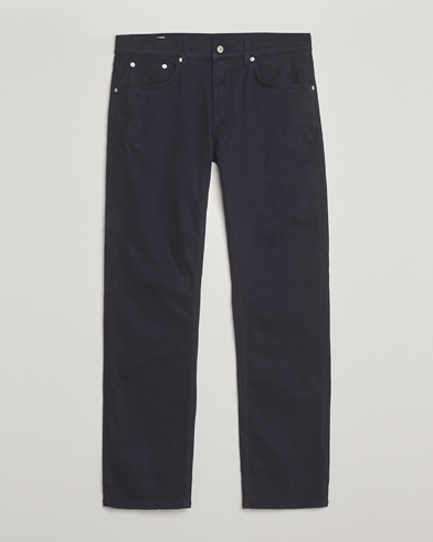 Herre | GANT | GANT Regular Fit Moleskin 5-Pocket Trousers Evening Blue