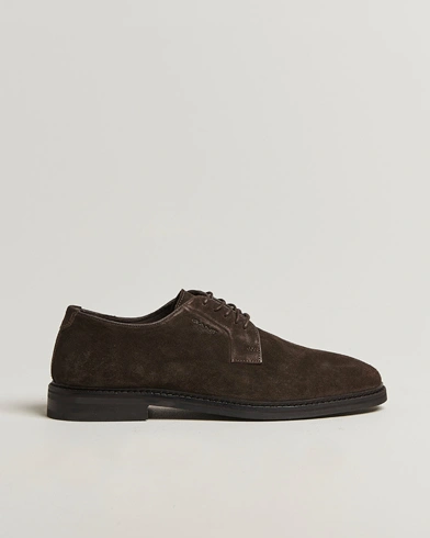 Herre | GANT | GANT Bidford Suede Derby Ebony Brown