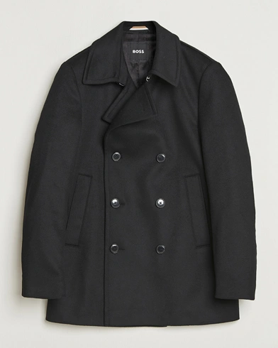 Herre | BOSS BLACK | BOSS BLACK Hyde Wool Peacoat Black