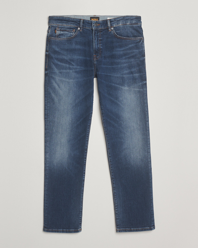 Herre | BOSS ORANGE | BOSS ORANGE Re.Maine Regular Fit Jeans Dark Blue