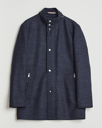 Herre | BOSS BLACK | BOSS BLACK Camron Wool Coat Dark Blue