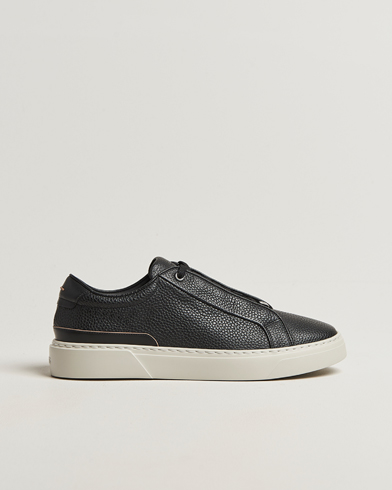 BOSS CAMEL Gary Leather Sneaker Black – Svart