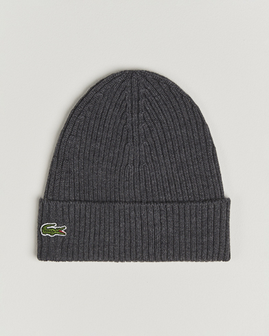 Herre | Lacoste | Lacoste Wool Knitted Beanie Pitch Chine