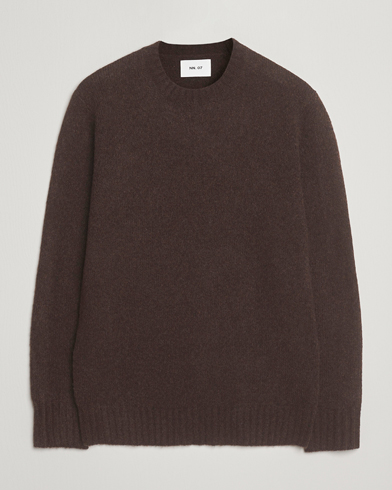 Herre | NN07 | NN07 Lee Wool Knitted Sweater Demitasse Brown