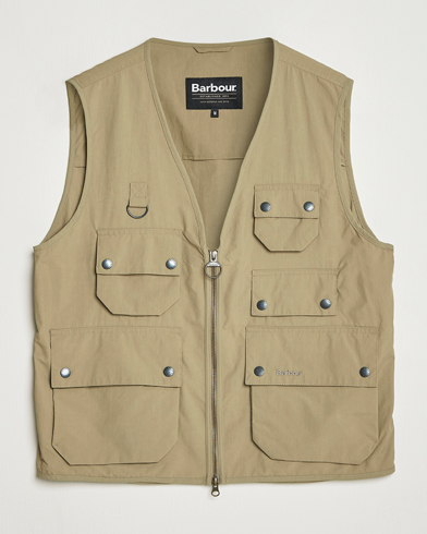 Herre | Barbour Heritage | Barbour Heritage Utility Editor Casual Vest British Khaki