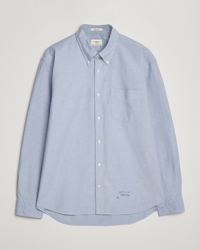 Herre | GANT 240 Mulberry Street | GANT 240 Mulberry Street Relaxed Fit US Oxford Shirt Blue Water