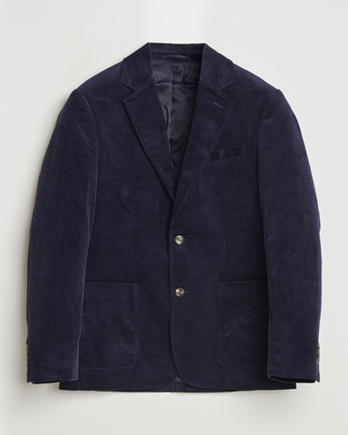 Herre | GANT | GANT Corduroy Blazer Evening Blue