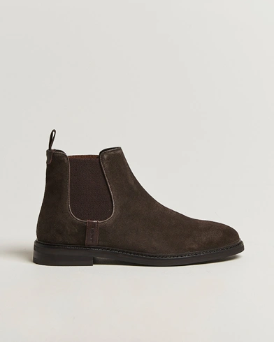Herre | GANT | GANT Bidford Suede Chelsea Boot Dark Brown