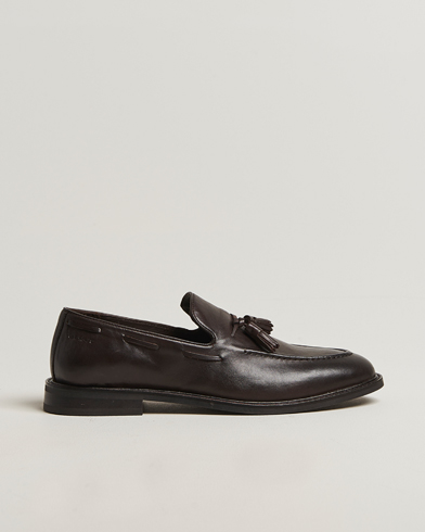 Herre | GANT | GANT Lozham Leather Tassle Loafer Dark Brown