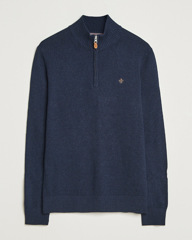 Herre | Morris | Morris Darmon Half Zip Blue