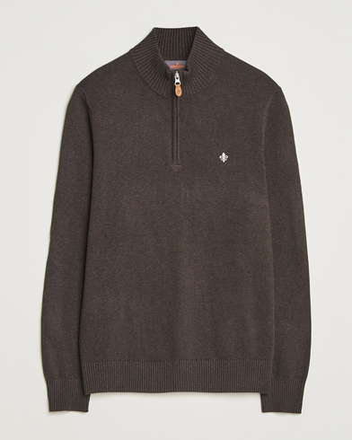 Herre | Morris | Morris Darmon Half Zip Brown