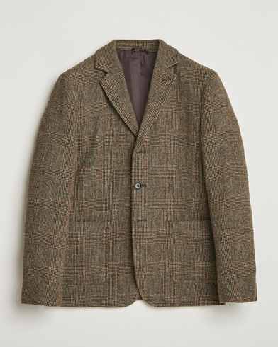 Herre | Aspesi | Aspesi Harris Tweed Blazer Brown Check