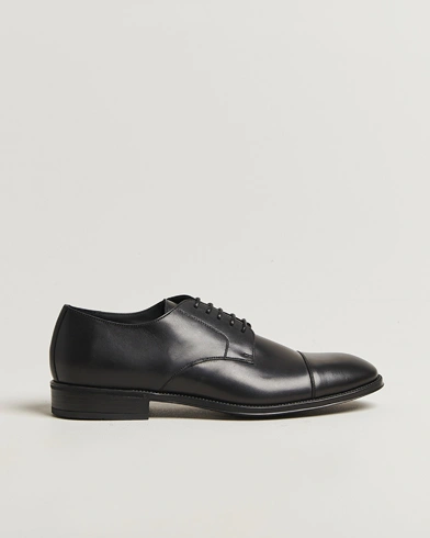 Herre | Canali | Canali Cap Toe Derby Black Calf