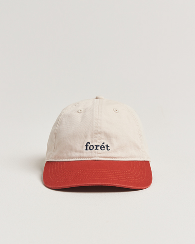 Herre | Forét | Forét Hawk Washed 2-Tone Cap Cloud/Red