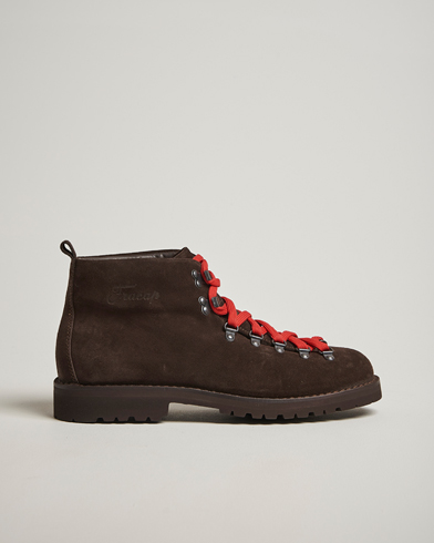 Fracap M120 Suede Boot Dark Brown – Brun