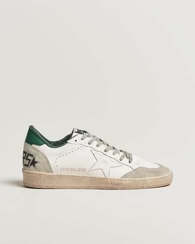 Herre | Golden Goose | Golden Goose Ball Star Sneakers White/Green